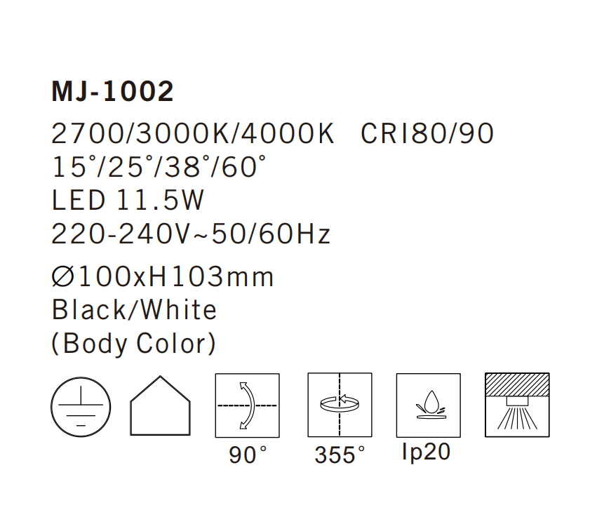 MJ-1002 Ceiling Lamp