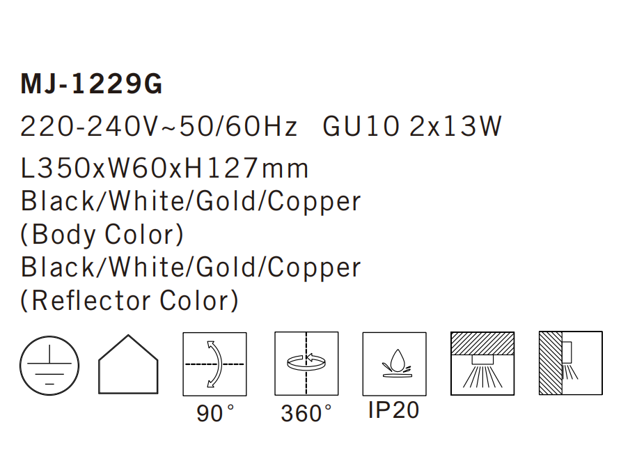 MJ-1229G Ceiling Lamp