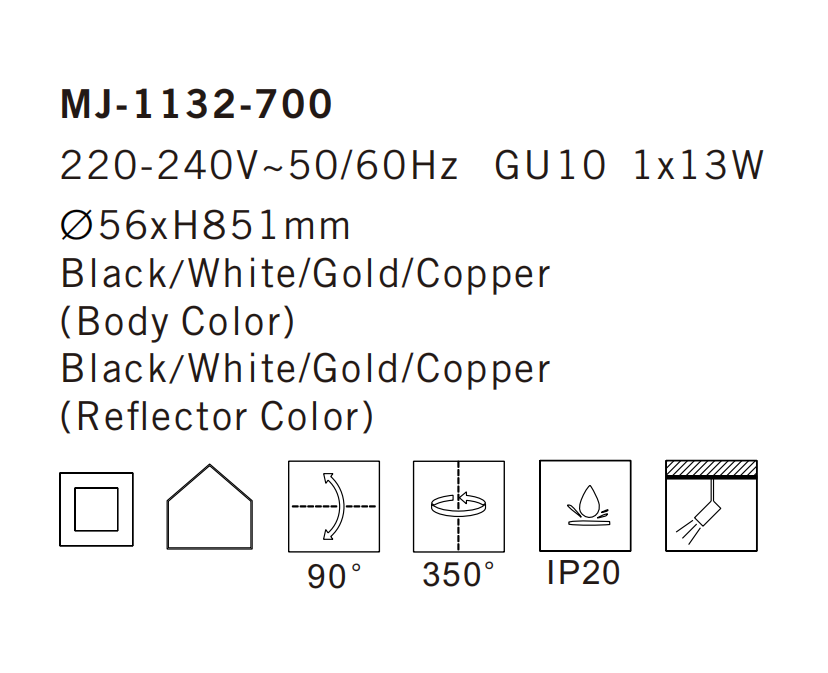 MJ-1132-700 Ceiling Lamp