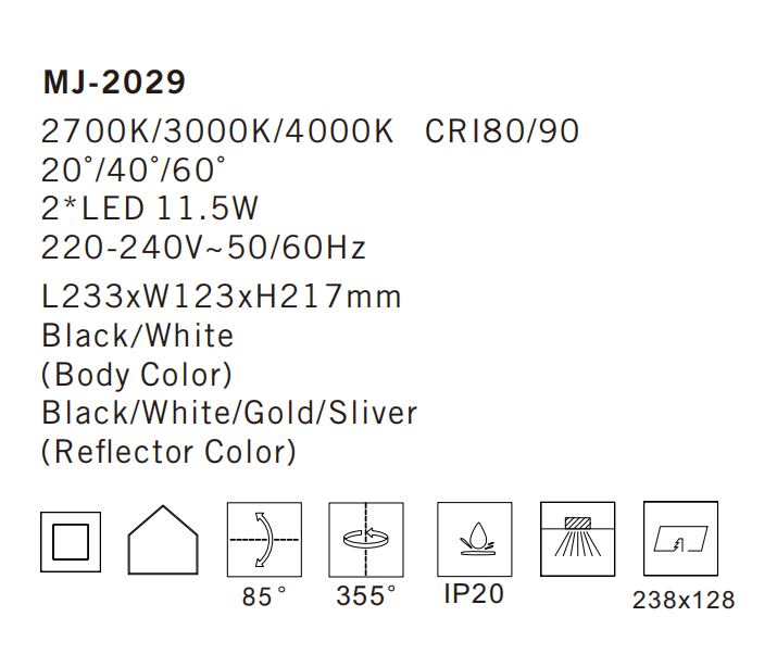 MJ-2029 Ceiling Lamp