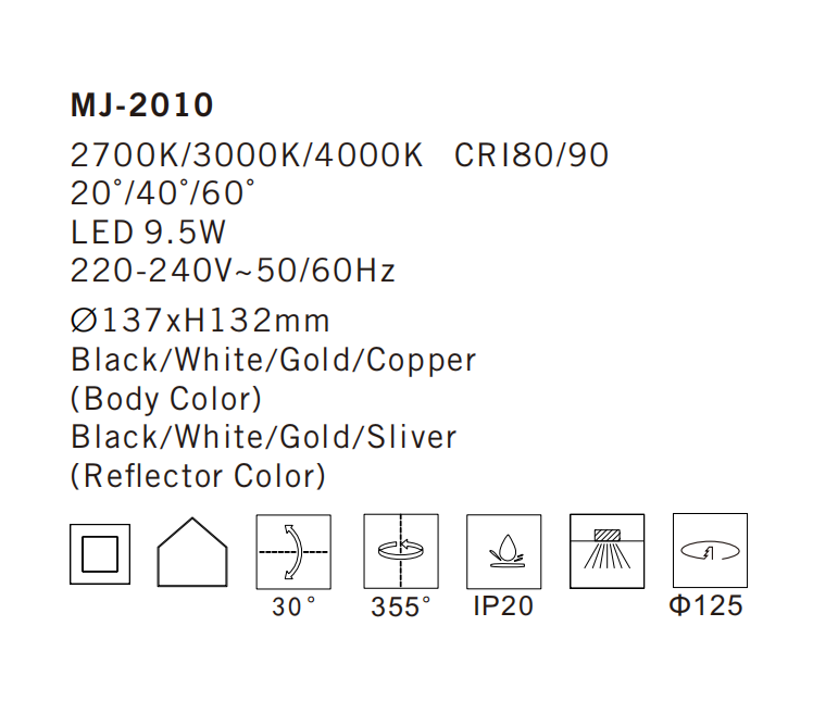 MJ-2010 Ceiling Lamp