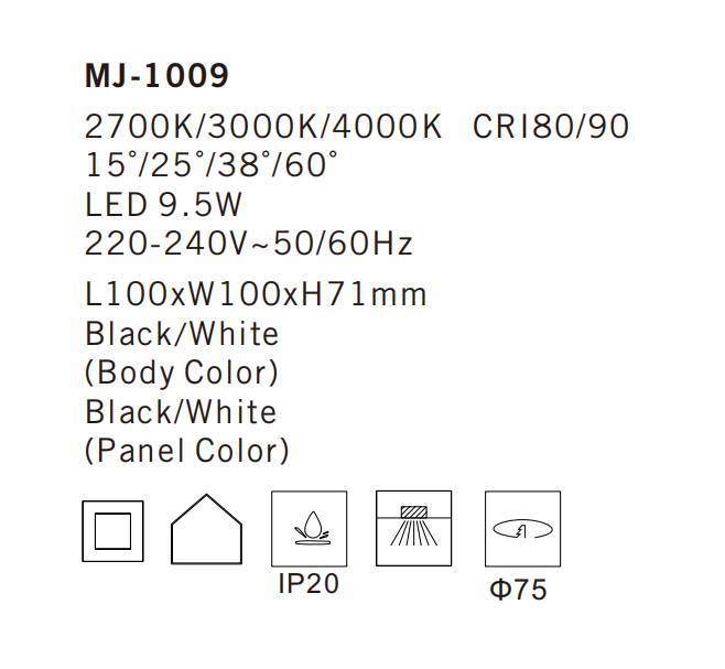 MJ-1009 Ceiling Lamp