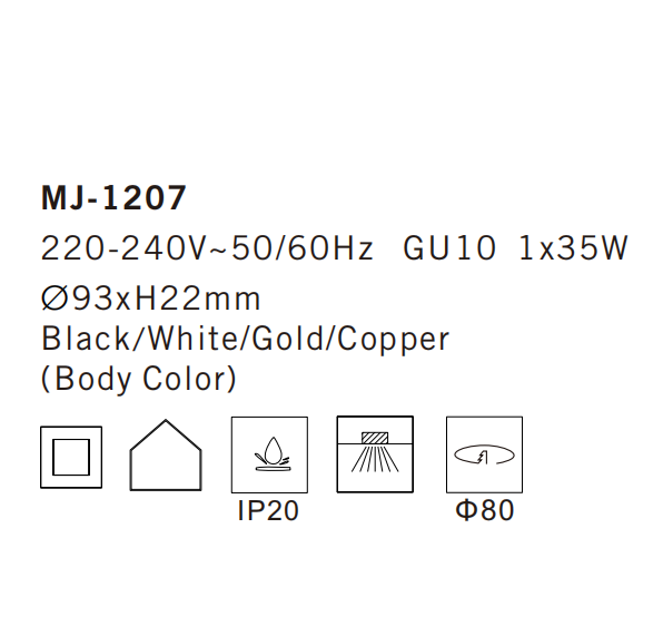 MJ-1207 Ceiling Lamp