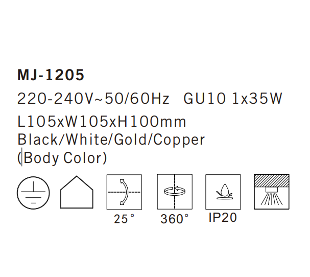 MJ-1205 Ceiling Lamp