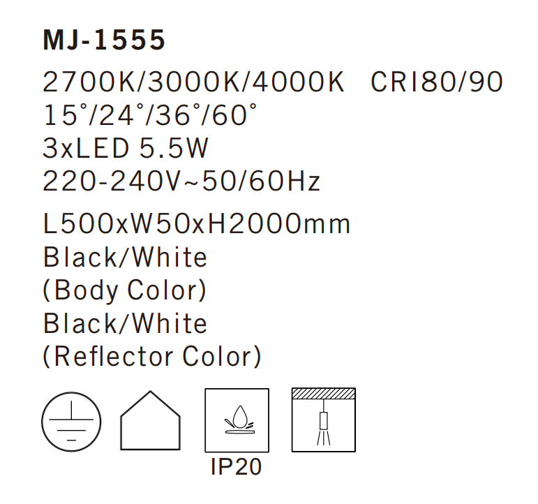 MJ-1555 Pendant Light