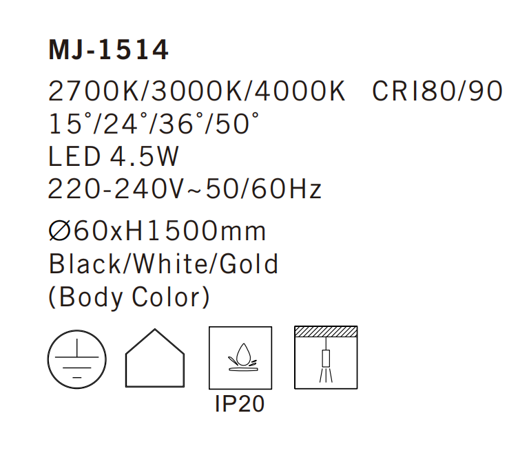 MJ-1514 Pendant Light