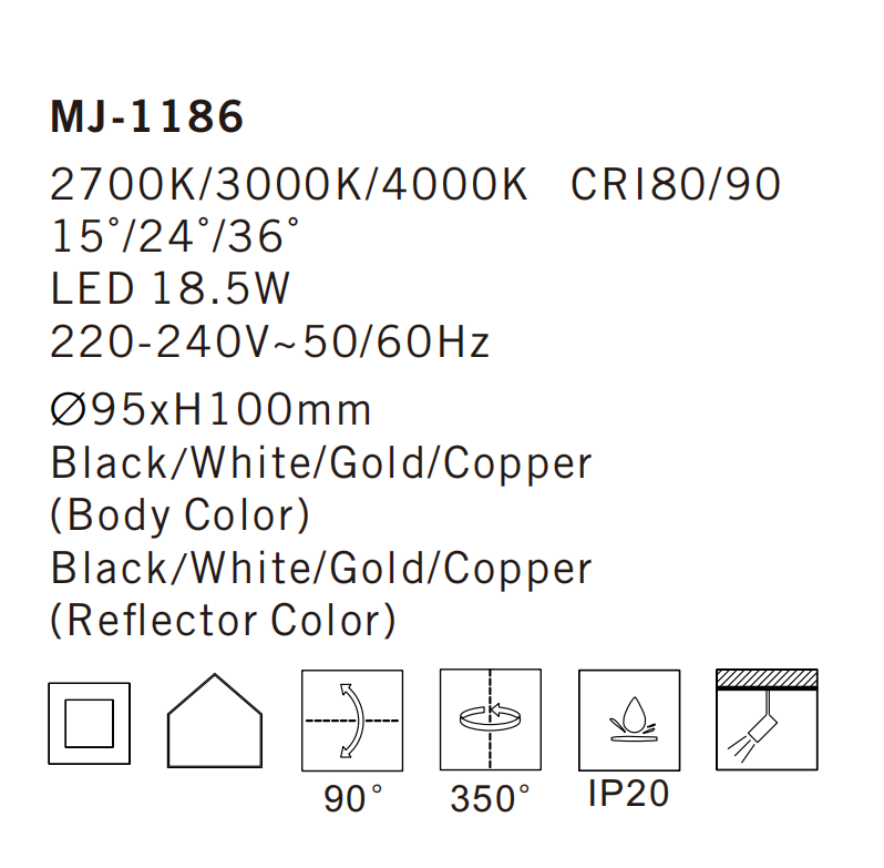 MJ-1186 Ceiling Lamp