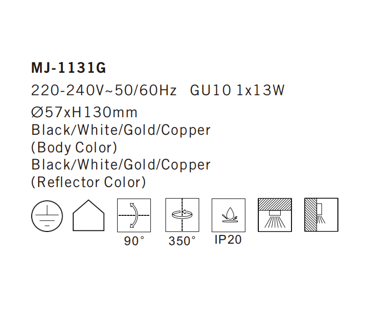 MJ-1131G Ceiling Lamp