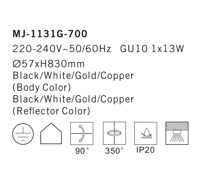 MJ-1131G-700 Ceiling Lamp