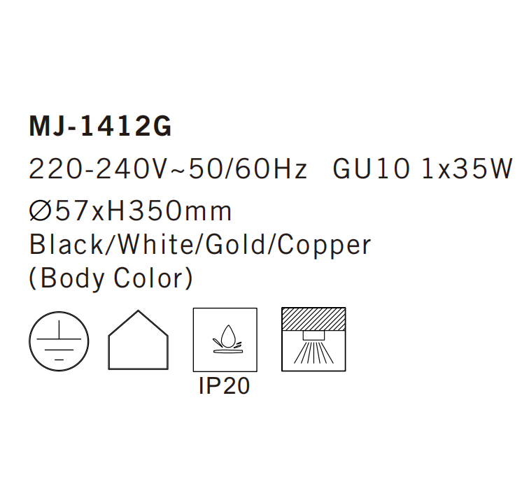 MJ-1412G Ceiling Lamp