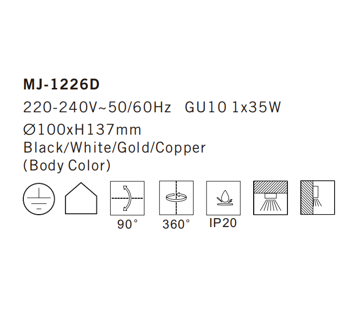 MJ-1226D Ceiling Lamp