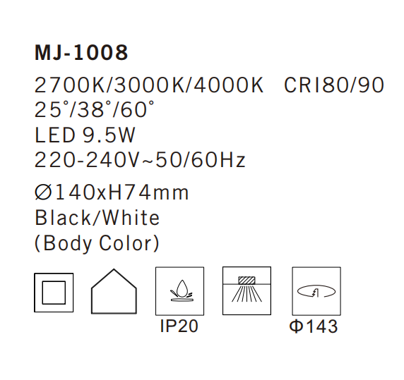 MJ-1008 Ceiling Lamp