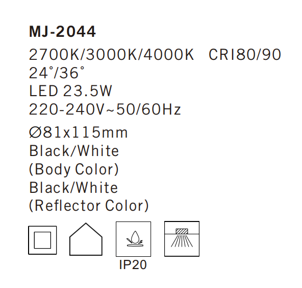 MJ-2044 Ceiling Lamp