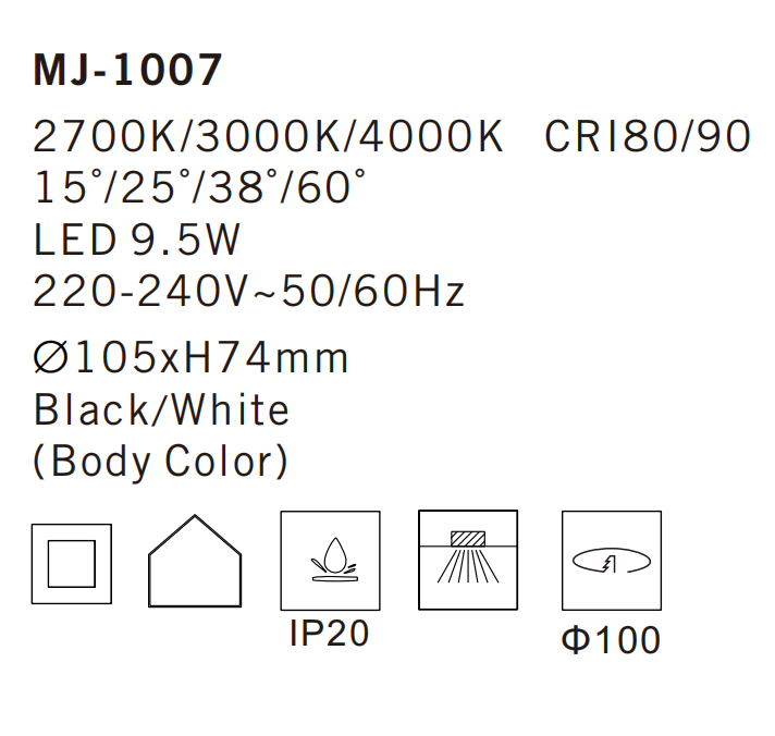 MJ-1007 Ceiling Lamp