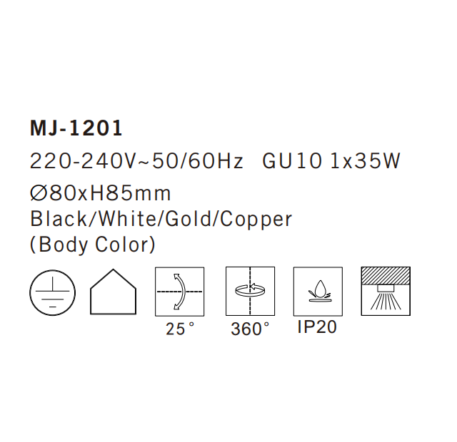 MJ-1201 Ceiling Lamp