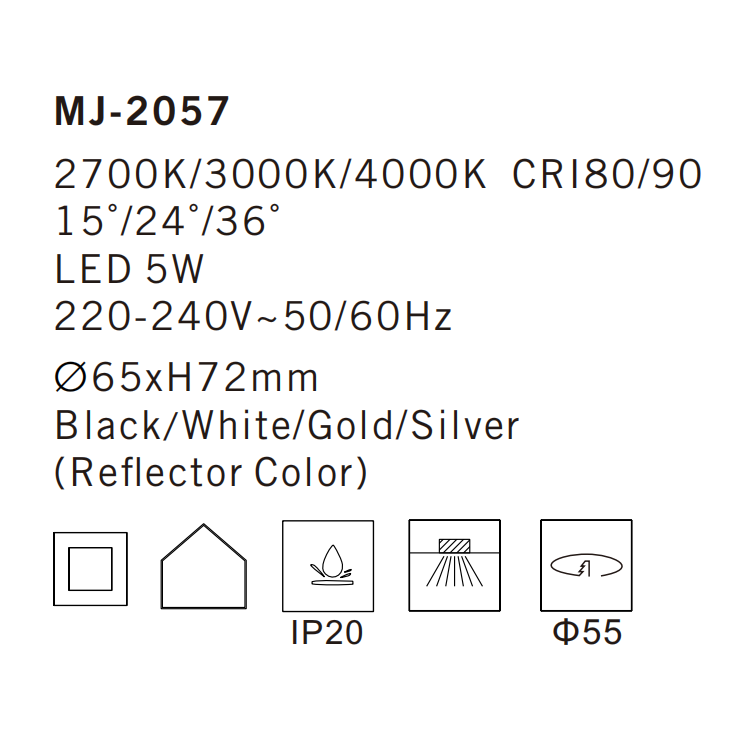MJ-2057 Ceiling Lamp