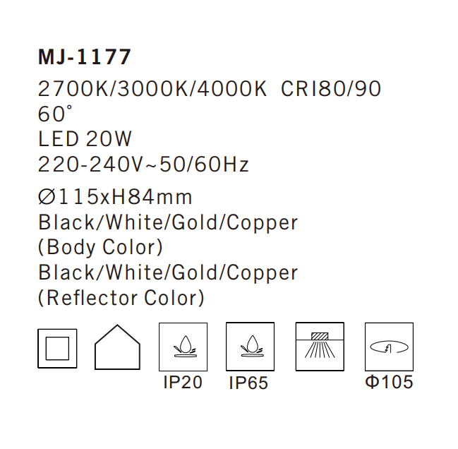 MJ-1177 Ceiling Lamp