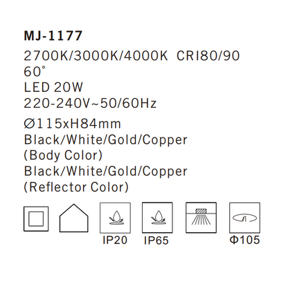 MJ-1177 Ceiling Lamp