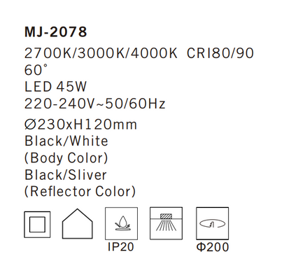 MJ-2078 Ceiling Lamp