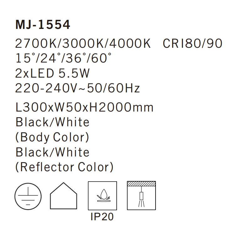 MJ-1554 Pendant Light
