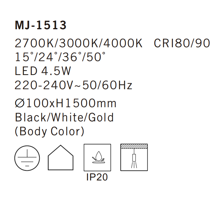 MJ-1513 Pendant Light