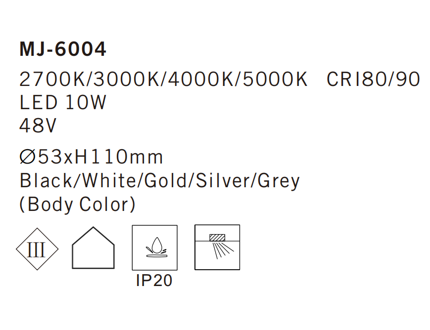 MJ-6004 Imagine Lighting Systems Downlight