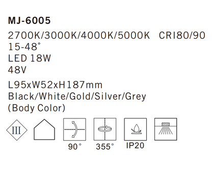 MJ-6005 Downlight für bildgebende Beleuchtungssysteme