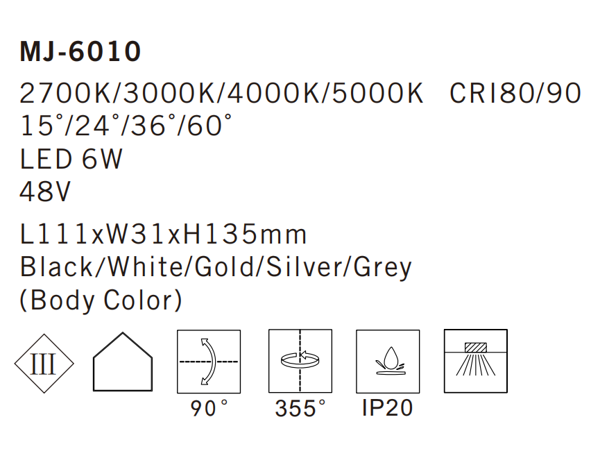 MJ-6010 Imagine Lighting Systems Downlight