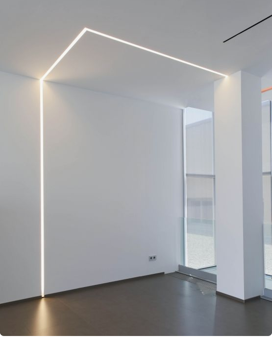 MC-9704 Gypsum Soft Profile Light Ceiling Design – MAJEAX